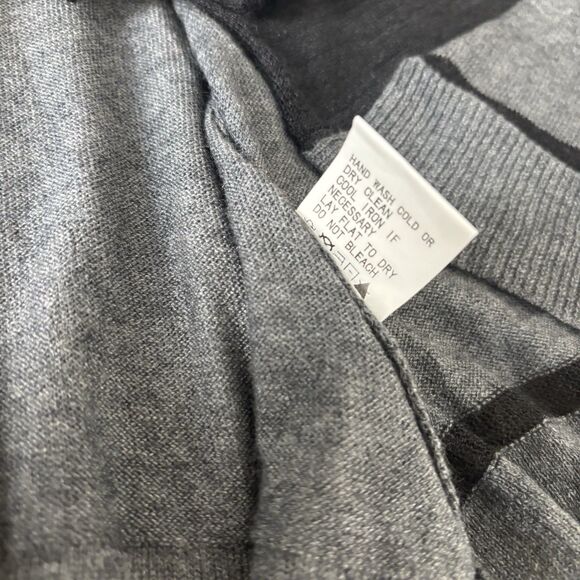 Fate Womens XS Black Upson Stitchfix Draped Open Front Cardigan Light Sweater - Picture 6 of 8